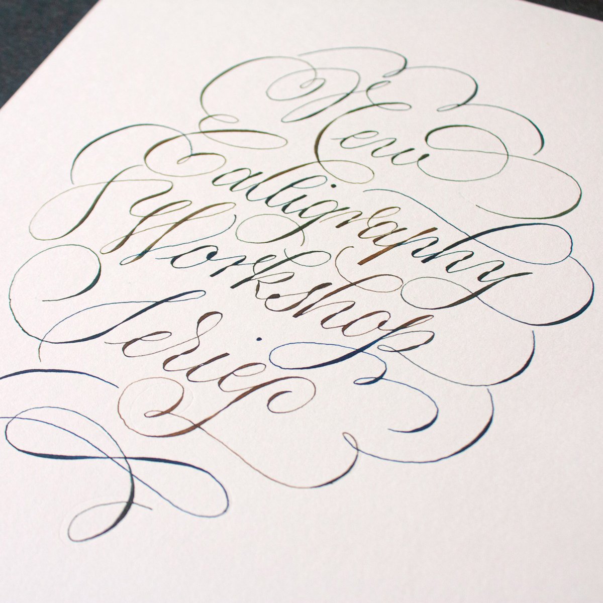 Image of ONLINE INTRO TO COPPERPLATE COURSE (L1)