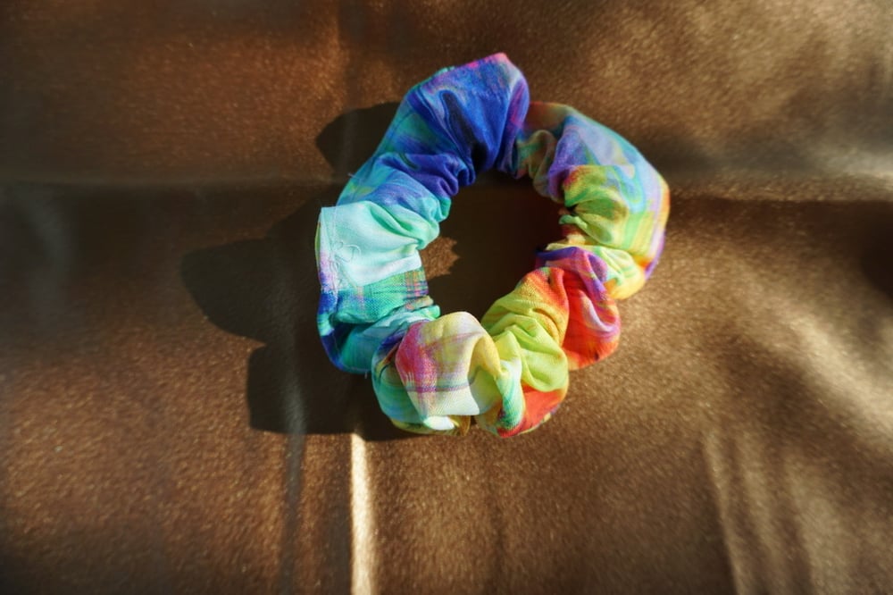 Image of Oil Slick Scrunchie/Mask/Headband