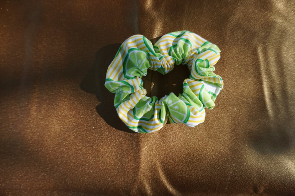 Image of Lime Scrunchie/Mask/Headband