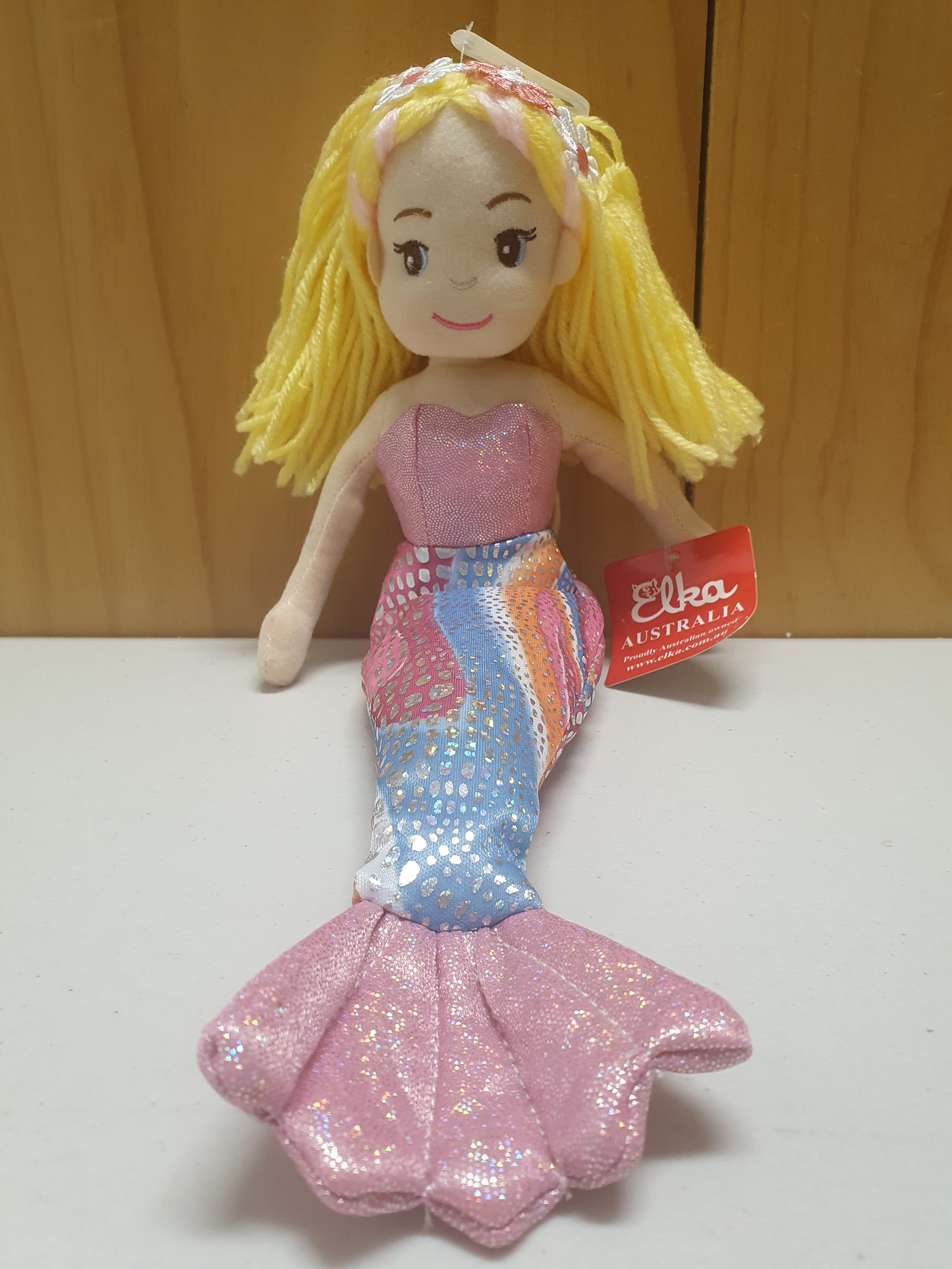 Image of Mermaid Cerise Pink Doll 35cm