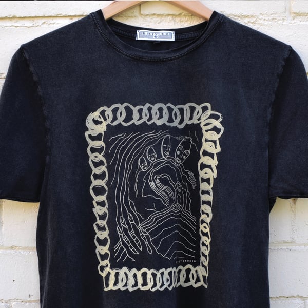Image of 'Chain' Tee (Vintage Black)