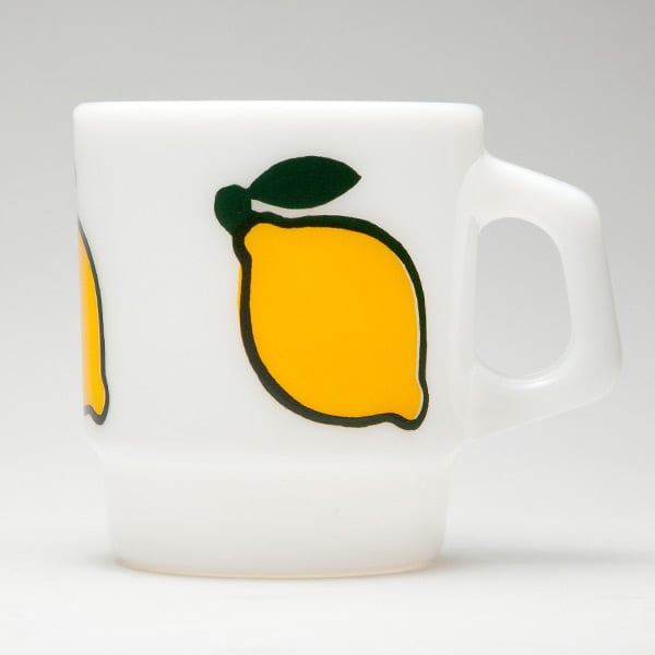 Image of 6 x Fire King Stacking Mugs - Fruity Series