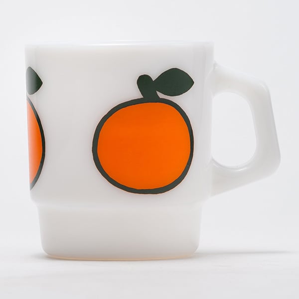 Image of 6 x Fire King Stacking Mugs - Fruity Series