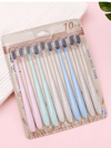 10pcs Random Color Plastic Toothbrush