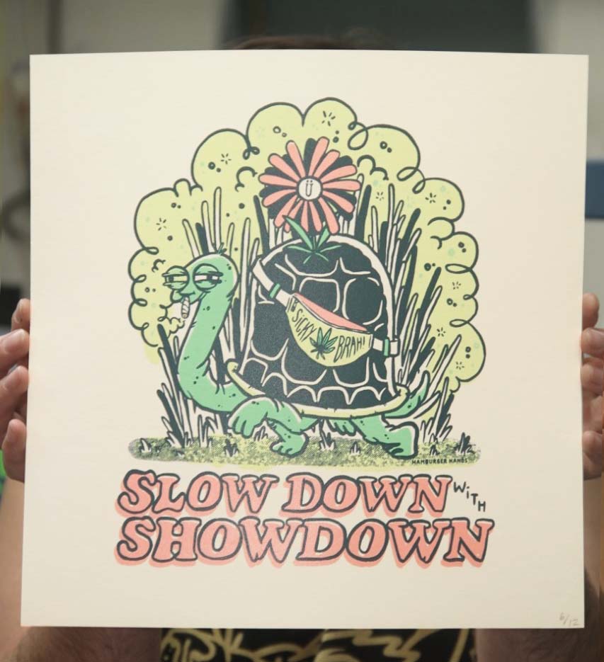 Image of SLOWDOWN WITH SHOWDOWN POSTER