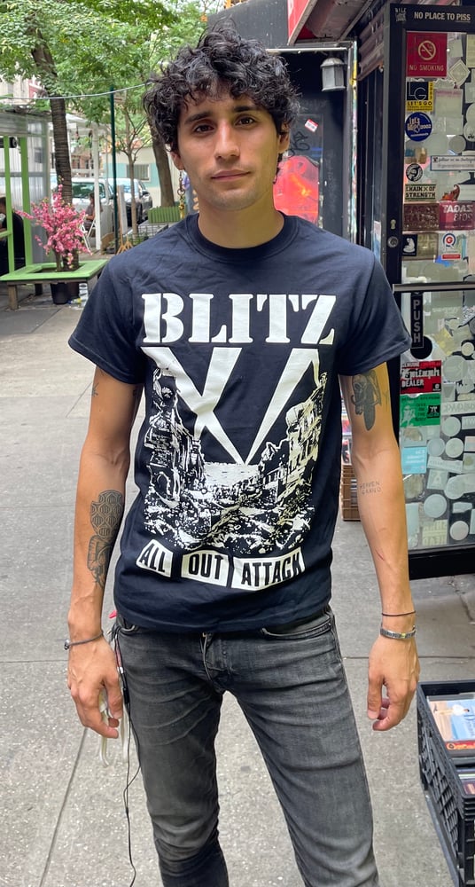 Image of OFFICIAL Blitz “All Out Attack” T-Shirt