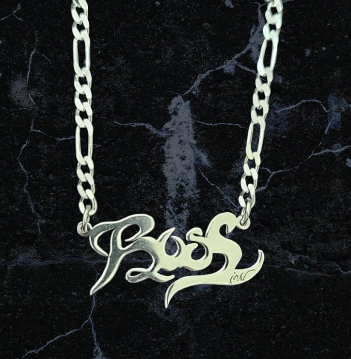 Image of BOLD Necklace  (Figaro Chain) Tony B.O.S.S., Inc.