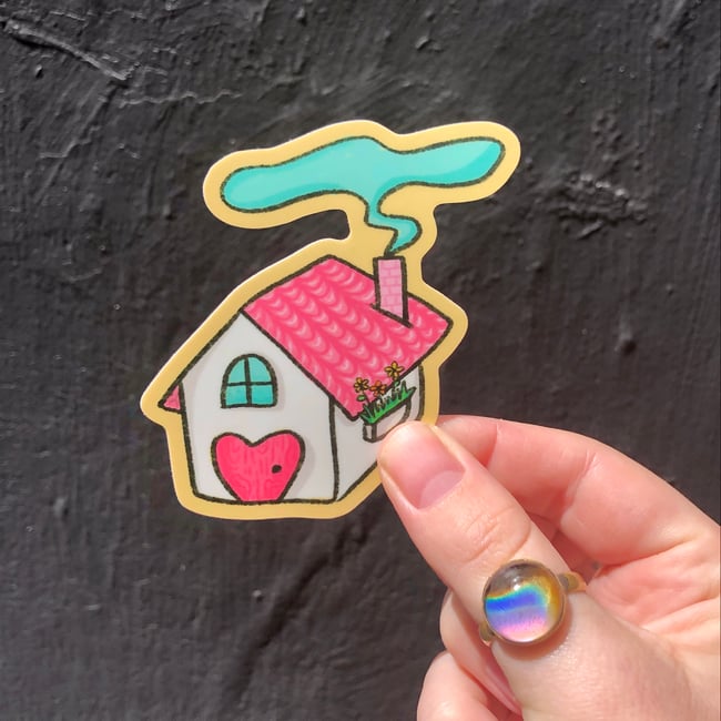 home sweet home sticker