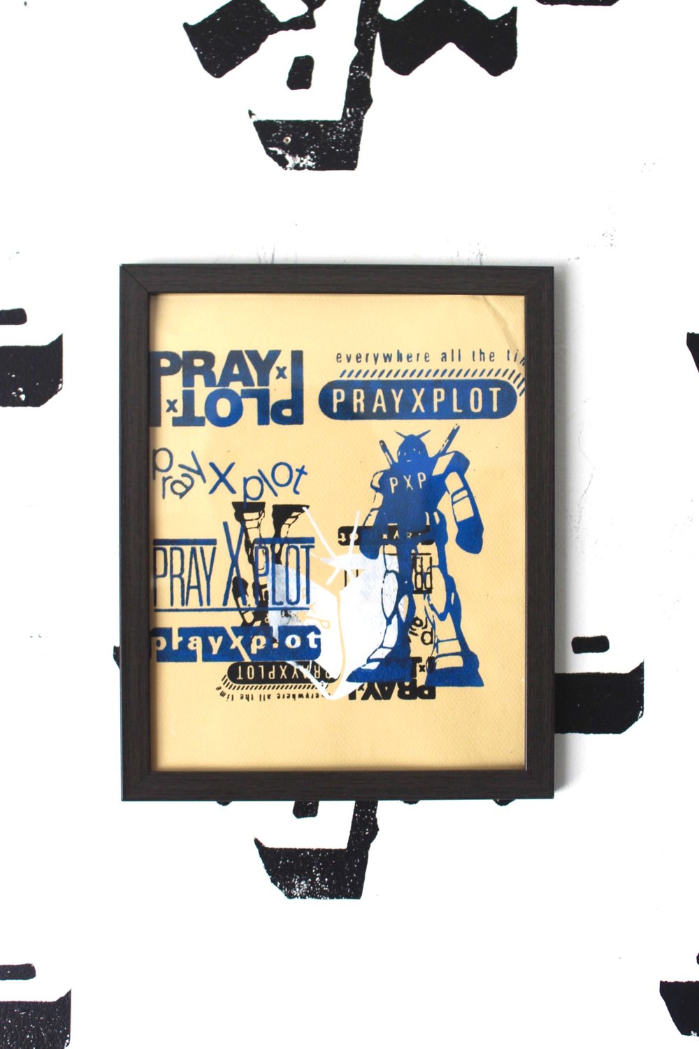 “as seen on tv” Framed Silkscreen Print on Paper