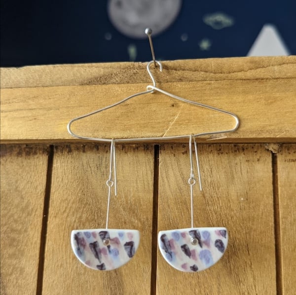 Image of Space Themed Drop Earrings
