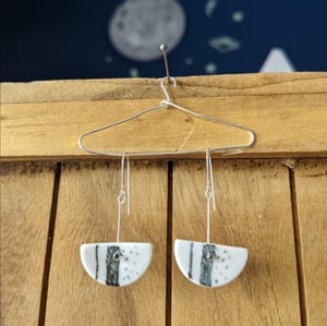 Image of Space Themed Drop Earrings