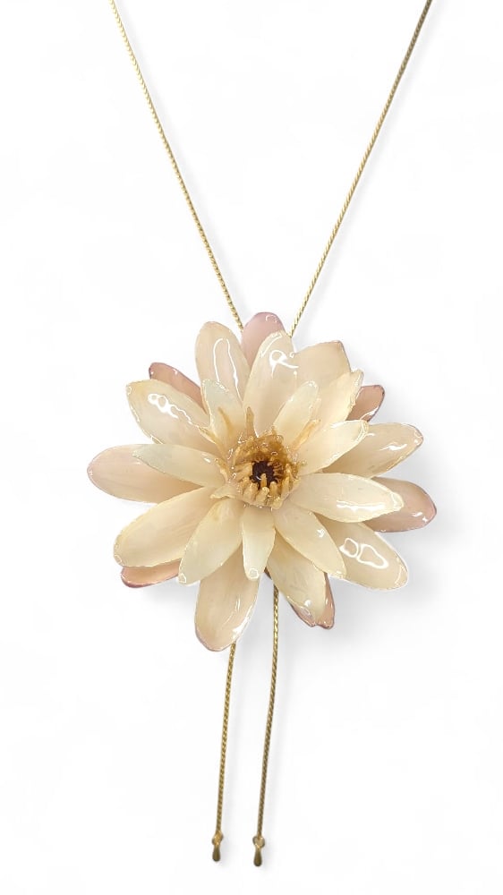 Image of Lotus Slider Necklace
