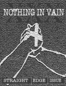 Image of Nothing In Vain - The Straight Edge Issue