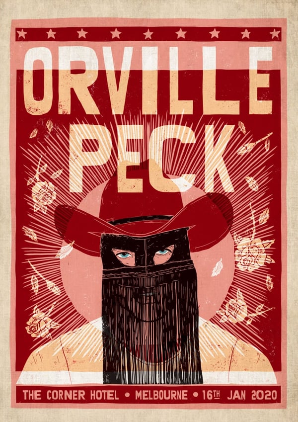 Image of Orville Peck Melbourne Tour Poster