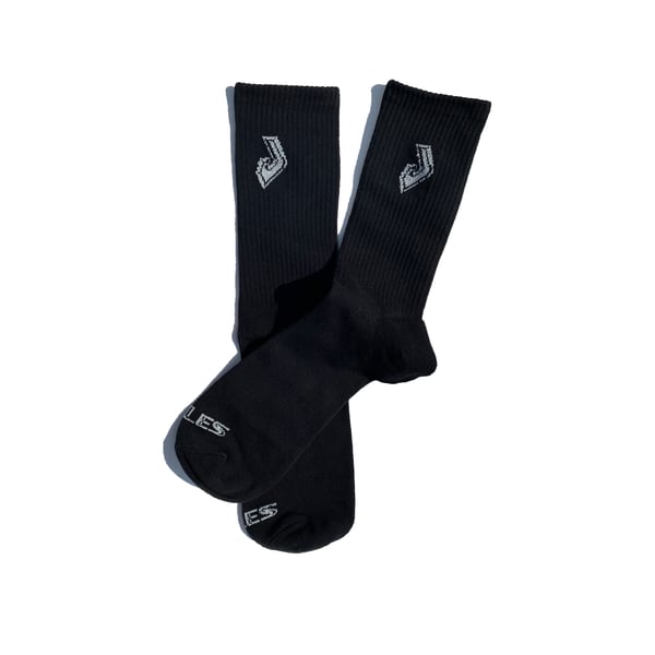 Image of 3DJ 3M reflective Socks Black