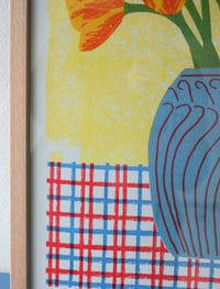 Image 4 of Tulips Still Life Collage – Risograph print