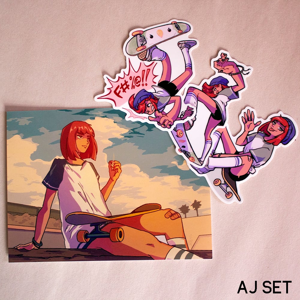 3" Vinyl Stickers: AJ