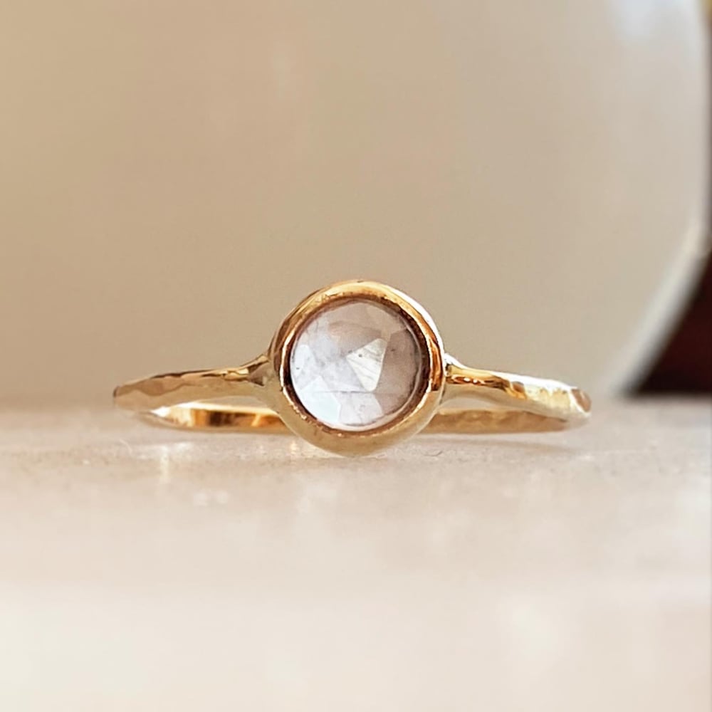 Image of Rose quartz ring