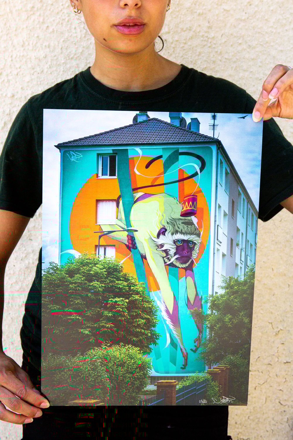 "Vervet Monkey" by KALOUF x FABE COLLAGE