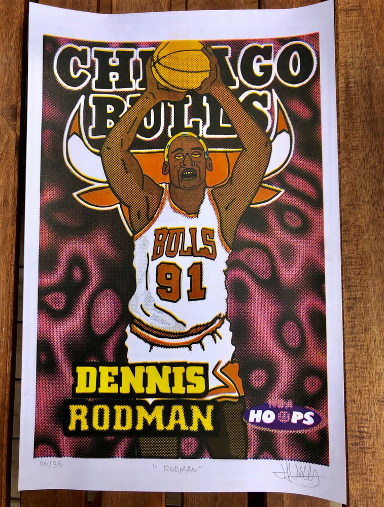 Image de '' Rodman " print Limité à 35