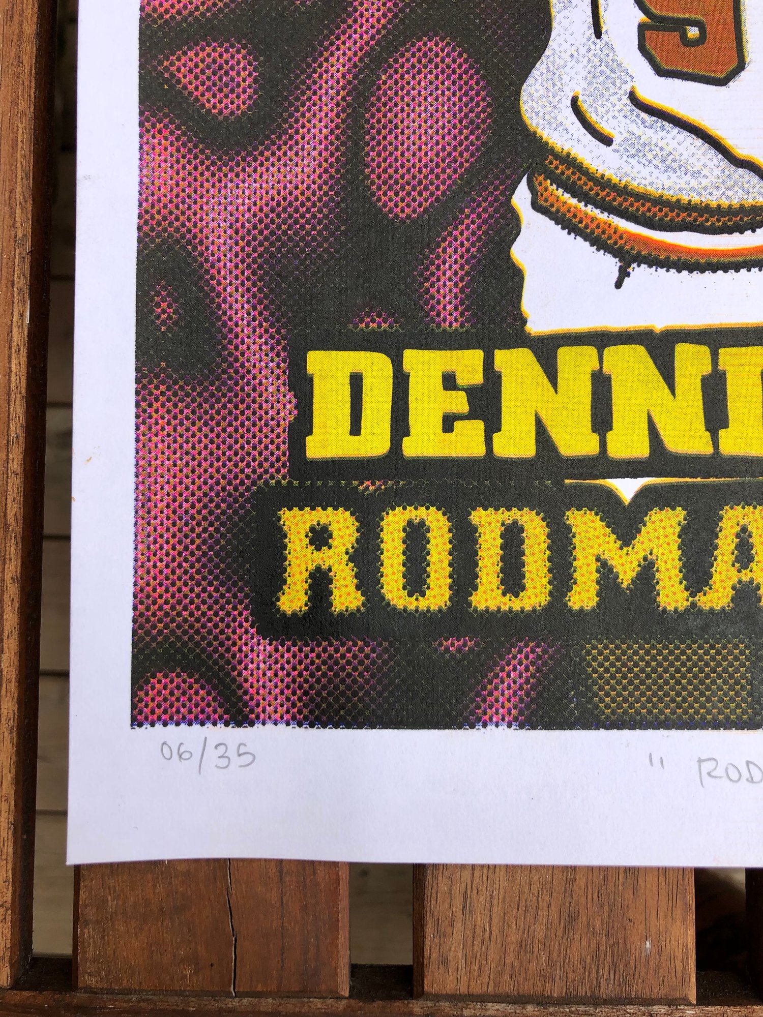 Image of '' Rodman " print Limité à 35