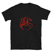 Image 2 of IVSUR Red Logo Short-Sleeve Unisex T-Shirt