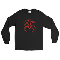 Image 2 of IVSUR Red Logo Long Sleeve T-Shirt