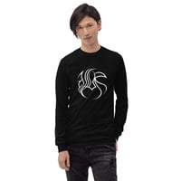 Image 1 of IVSUR White Logo Long Sleeve T-Shirt