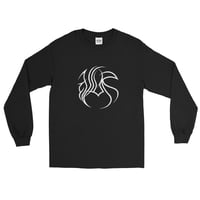 Image 2 of IVSUR White Logo Long Sleeve T-Shirt