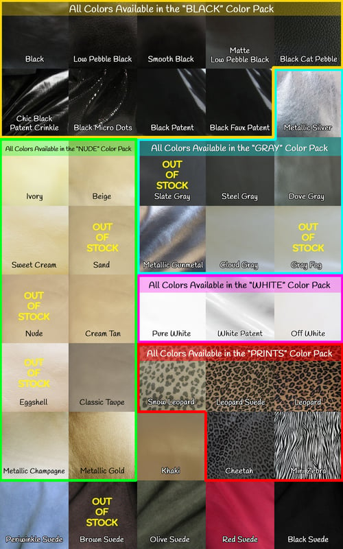 Image of Leather Samples for Mautto Straps - Choose Colors or Packs - Suede & Webbing Samples Also Available