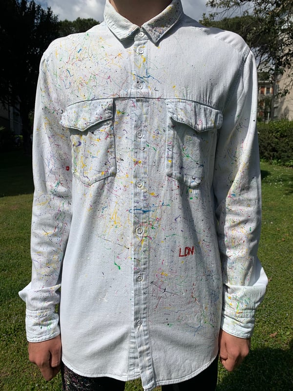 Image of hand painted shirt