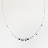 Image 2 of LUCIOLES lapis lazuli necklace