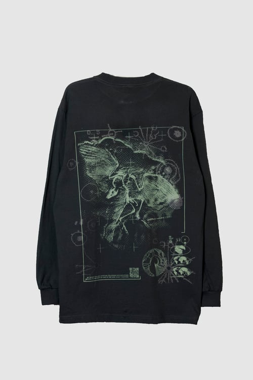 Image of "THE CARBON MESSAGE" Long Sleeve Shirt
