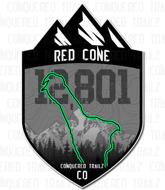Image of "Red Cone" Trail Badge