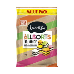 Image of Allsorts Liquorice Value Pack 450g