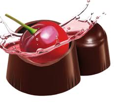 Image of Cherry Liqueur Dark Chocolate Twist Wrap 100g