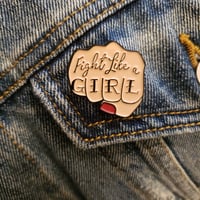 Image 2 of FIGHT LIKE A GIRL PIN