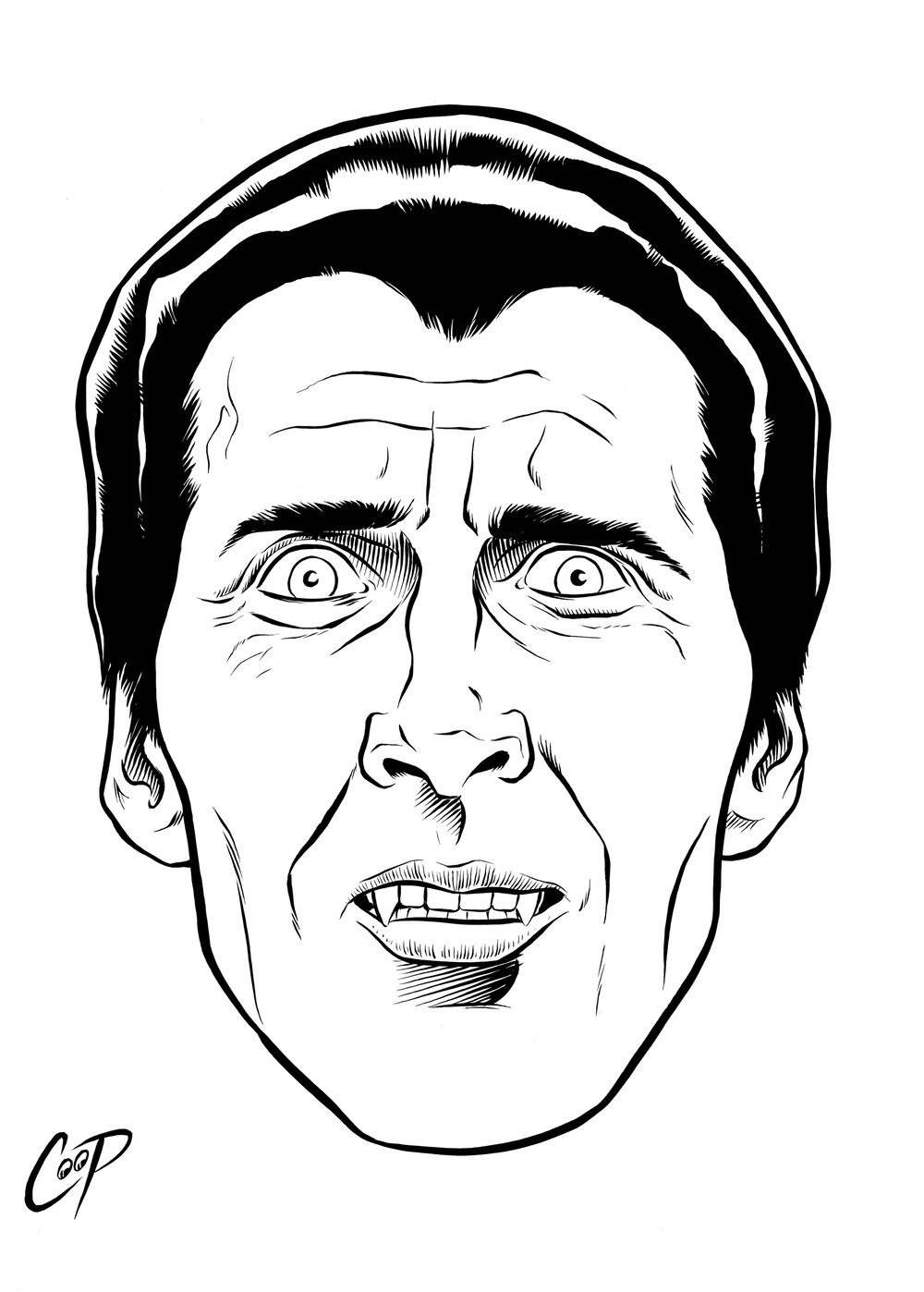 Image of ANXIETY DRACULA Original art
