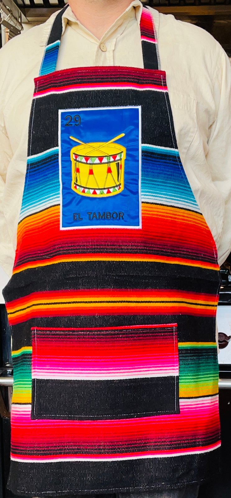 El Tambor Loteria Sarape Unisex ApronEl Tambor Loteria Sarape Unisex Apron  