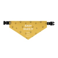 Image 1 of Easy Does It Dog Bandana | Yellow