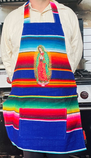 Image of Virgin of Guadalupe Unisex Apron with Pocket