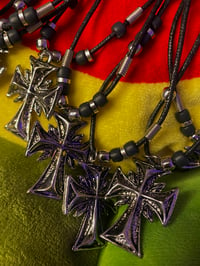 Image 1 of Black Cross Necklace