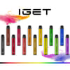 21 Flavours iGet Disposable Vape Pods Sticks E-cigarette 600+ Puffs