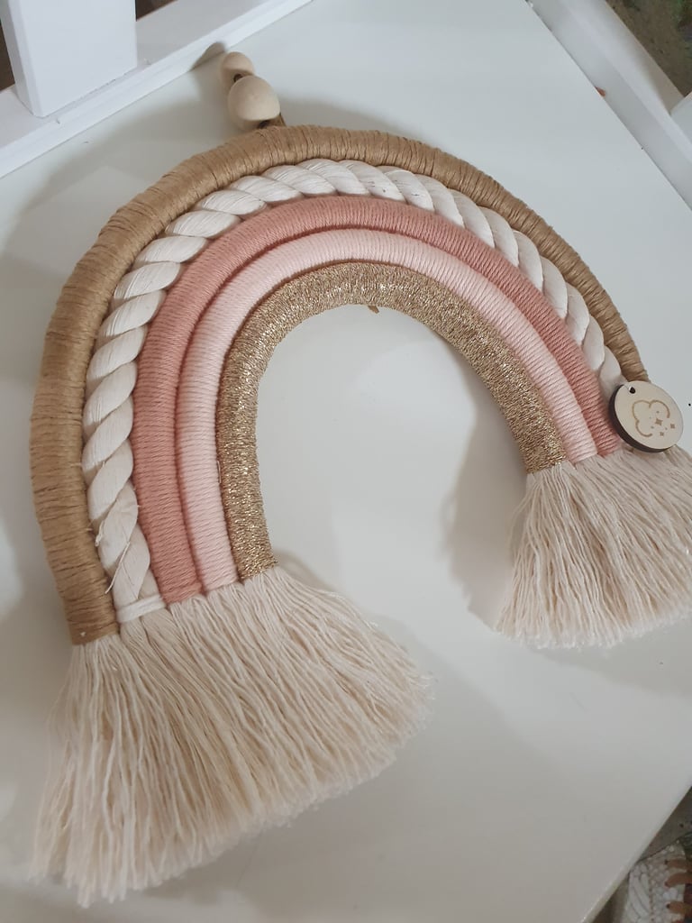 ANNA - Arc-en-ciel en macramé