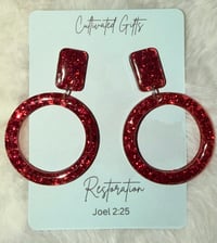 Image 2 of “Restoration” Joel 2:25 Earrings