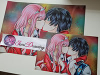 Image 2 of Zero two /Hiro Darling in the Franxx Poster