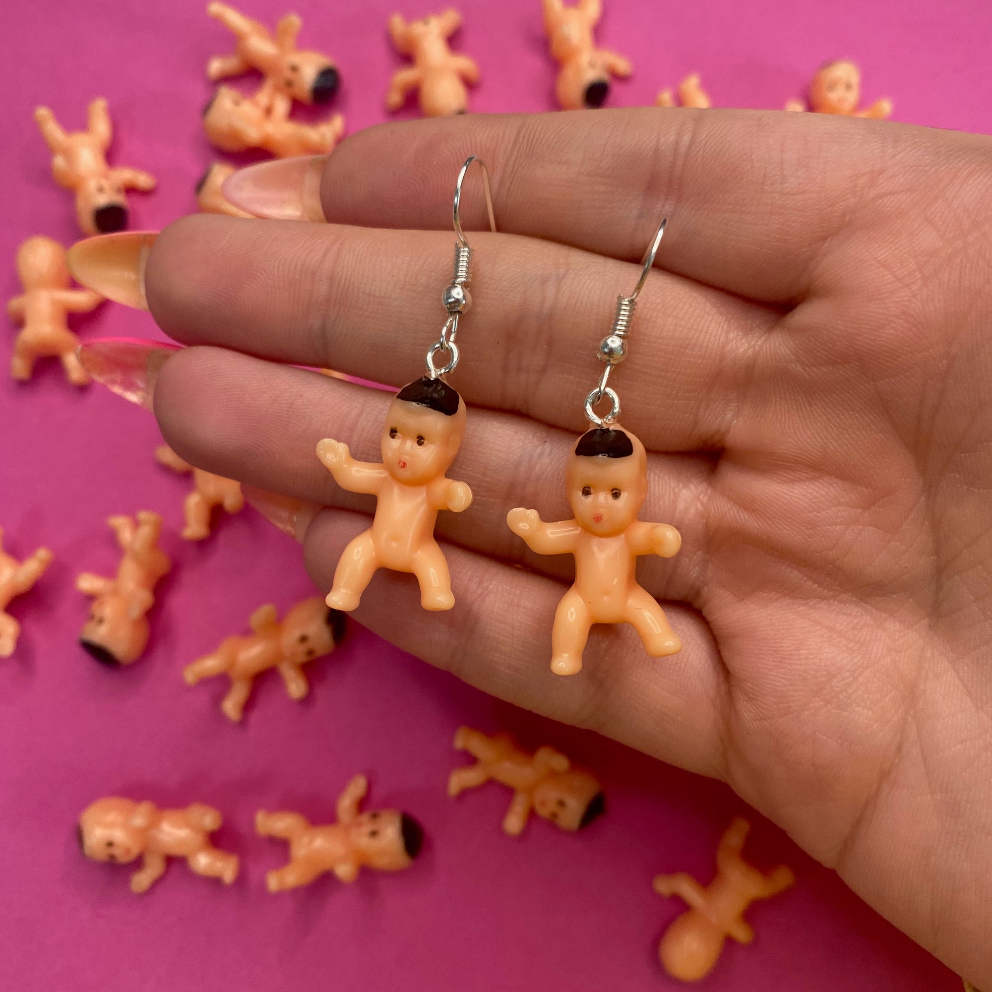 Mini baby earrings discount
