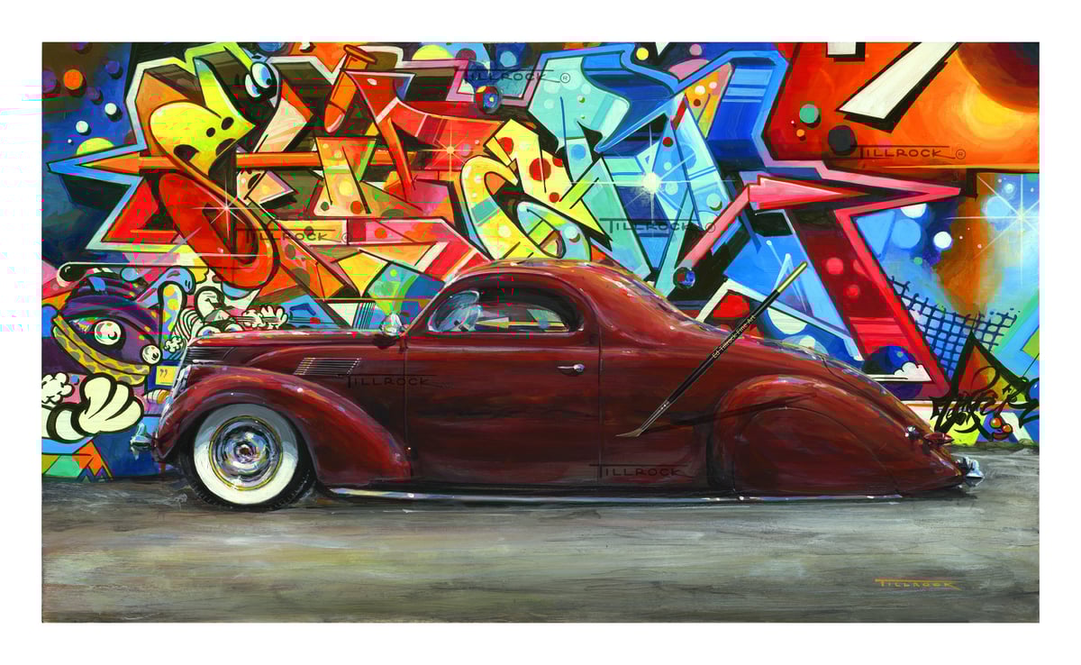 Ed Tillrock ART — "The Graffiti Zephyr" 13x19 Print