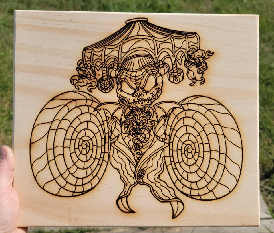 Image of Laser engraved wood plaques