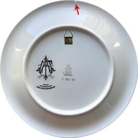Image 4 of Palmistry DUO (*) - 2 Vintage Bohemian Porcelain Plates UNIQUE PIECES - #0769